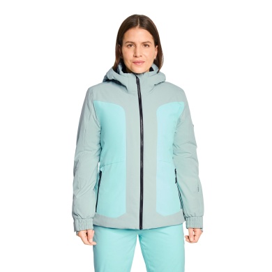 Ziener Winter Ski Jacket Tarla-Z (waterproof, windproof, snow skirt) 2025 eucalyptus green ladies